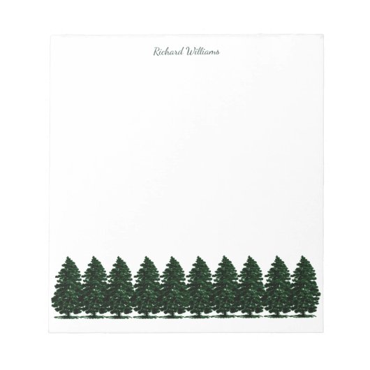 Bloc-note Pins de forêt (Devant)