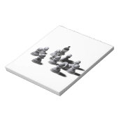 Bloc-note Pions d'échecs (Tourné)