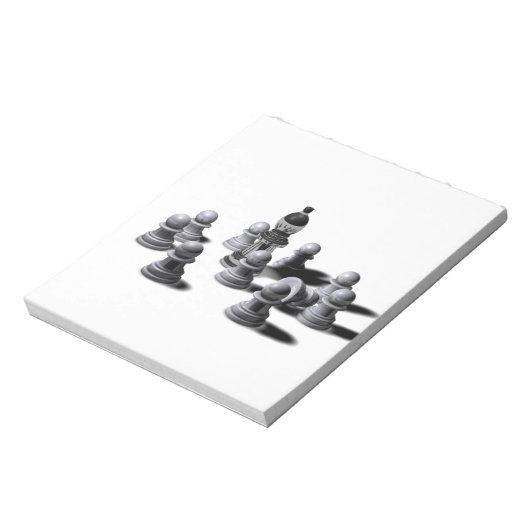 Bloc-note Pions d'échecs (Tourné)