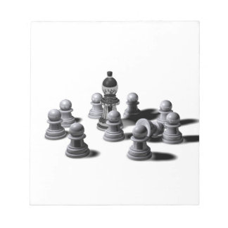 Bloc-note Pions d'échecs