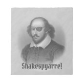 Bloc-note Pirate Shakespeare - (Devant)