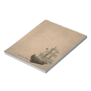 Bloc-note Pirate Ship Notepad