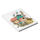 Bloc-note Pirates avec le trésor (Incliné)