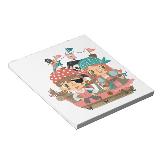 Bloc-note Pirates Girly (Incliné)