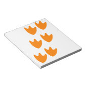 Bloc-note Piste des pieds de canard (Incliné)