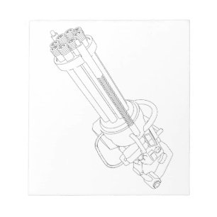 Bloc-note Pistolet à rotation Steampunk
