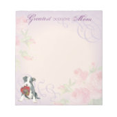 Bloc-note Pit Bull Heart Maman (Devant)