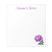 Bloc-note Pivoines (Devant)