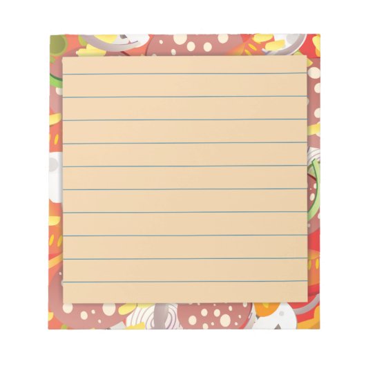 Bloc-note Pizza (Devant)