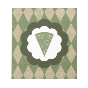 Bloc-note pizza vintage
