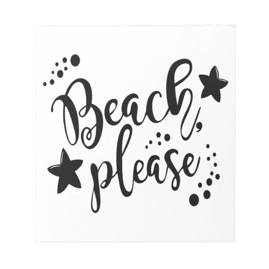 Bloc-note Plage (Devant)