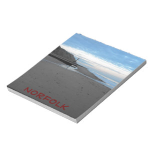 Bloc-note Plage à Mundesley, Norfolk