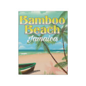 Bloc-note Plage de Bamboo Jamaïque (Tourné)