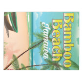 Bloc-note Plage de Bamboo Jamaïque (Devant)