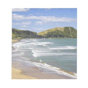 Bloc-note Plage de Makorori près de Gisborne, Eastland, Nouv