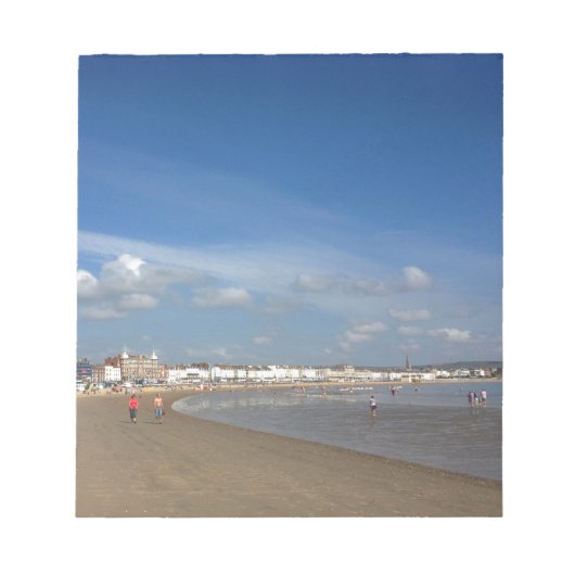Bloc-note Plage de Weymouth (Devant)