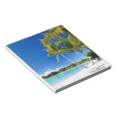 Bloc-note Plage tropicale (Incliné)