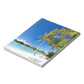 Bloc-note Plage tropicale (Tourné)