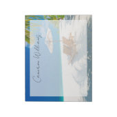 Bloc-note Plages tropicales | Plage de chaises longues Bora  (Tourné)