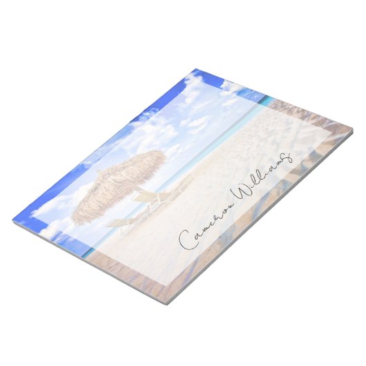 Bloc-note Plages tropicales | Plage de sable d'Aruba (Incliné)