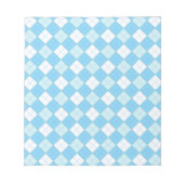 Bloc-note Plaid bleu (Devant)