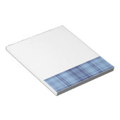 Bloc-note Plaid bleu (Incliné)