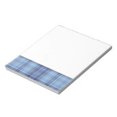 Bloc-note Plaid bleu (Tourné)