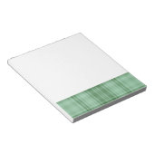 Bloc-note Plaid vert (Incliné)