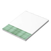Bloc-note Plaid vert (Tourné)