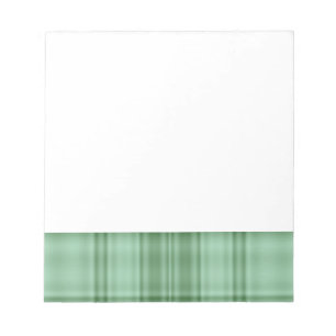 Bloc-note Plaid vert