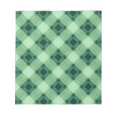 Bloc-note Plaid vert (Devant)