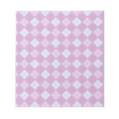 Bloc-note Plaid violet (Devant)