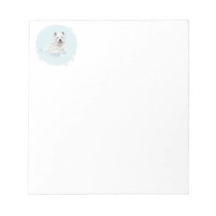 Bloc-note Plaisir du bain pour Westie