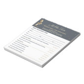 Bloc-note Plan d'affaires de bronzage par pulvérisation Form (Tourné)