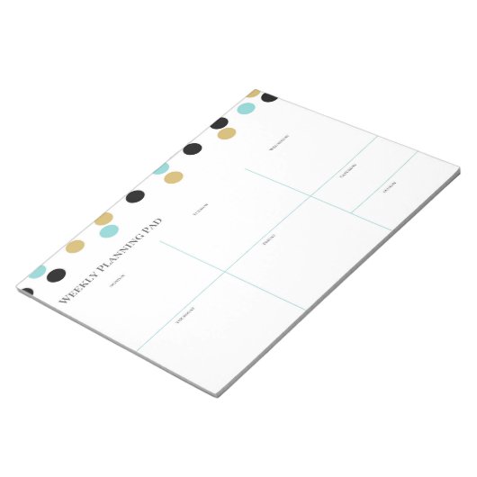 Bloc-note Plan de planification hebdomadaire (Incliné)