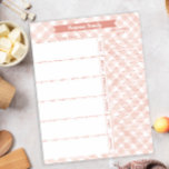 Bloc-note Plan Neutre Plaid Family Repas Planner & Liste d'a<br><div class="desc">Restez organisé et élégant avec ce Notepad de liste d'achats et de planificateur de repas de famille à plateau neutre. Doté d'une conception élégante en plaid dans des tons neutres, ce bloc-notes vous aide à rationaliser votre planification de repas hebdomadaire et vos courses d'épicerie. Avec des sections dédiées aux repas...</div>