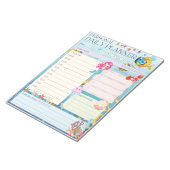 Bloc-note Plan Quotidien Personnel Sous Le Thème De Sirène D (Incliné)