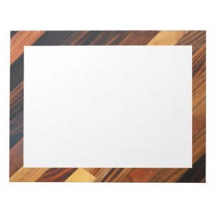Bloc-note Plancher en bois diagonal