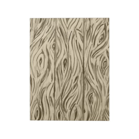 Bloc-note planches de carton à bois (Tourné)