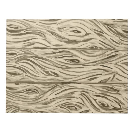 Bloc-note planches de carton à bois (Devant)