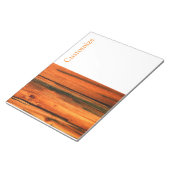 Bloc-note planches de grange brunes Thunder_Cove (Incliné)