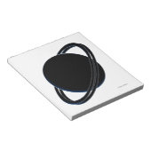 Bloc-note Planète noire (Incliné)