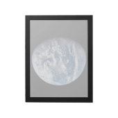 Bloc-note Planète Terre Prise Par L'Équipage Apollo 11. (Tourné)