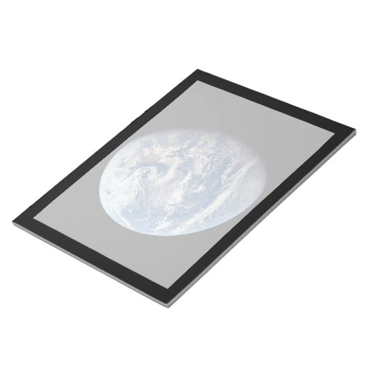 Bloc-note Planète Terre Prise Par L'Équipage Apollo 11. (Incliné)