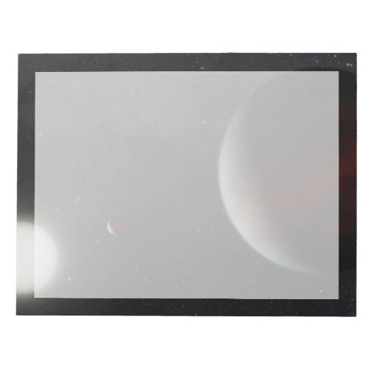 Bloc-note Planètes Orbitant L'Étoile Solaire Epic 249731291 (Devant)