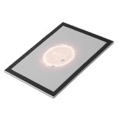 Bloc-note Planètes Transitant Red Nwarf Star Dans Trappist-1 (Incliné)