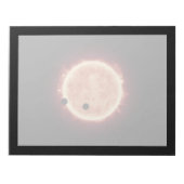 Bloc-note Planètes Transitant Red Nwarf Star Dans Trappist-1 (Devant)