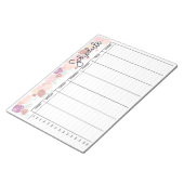 Bloc-note Planificateur blanc hebdomadaire (Incliné)