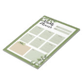 Bloc-note Planificateur botanique (Incliné)