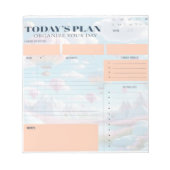 Bloc-note Planificateur d'aujourd'hui - Organiz quotidien si (Devant)